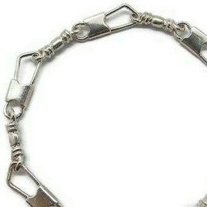 Fishers of Men Acts Sterling Silver Bracelet Regular Link 8 in